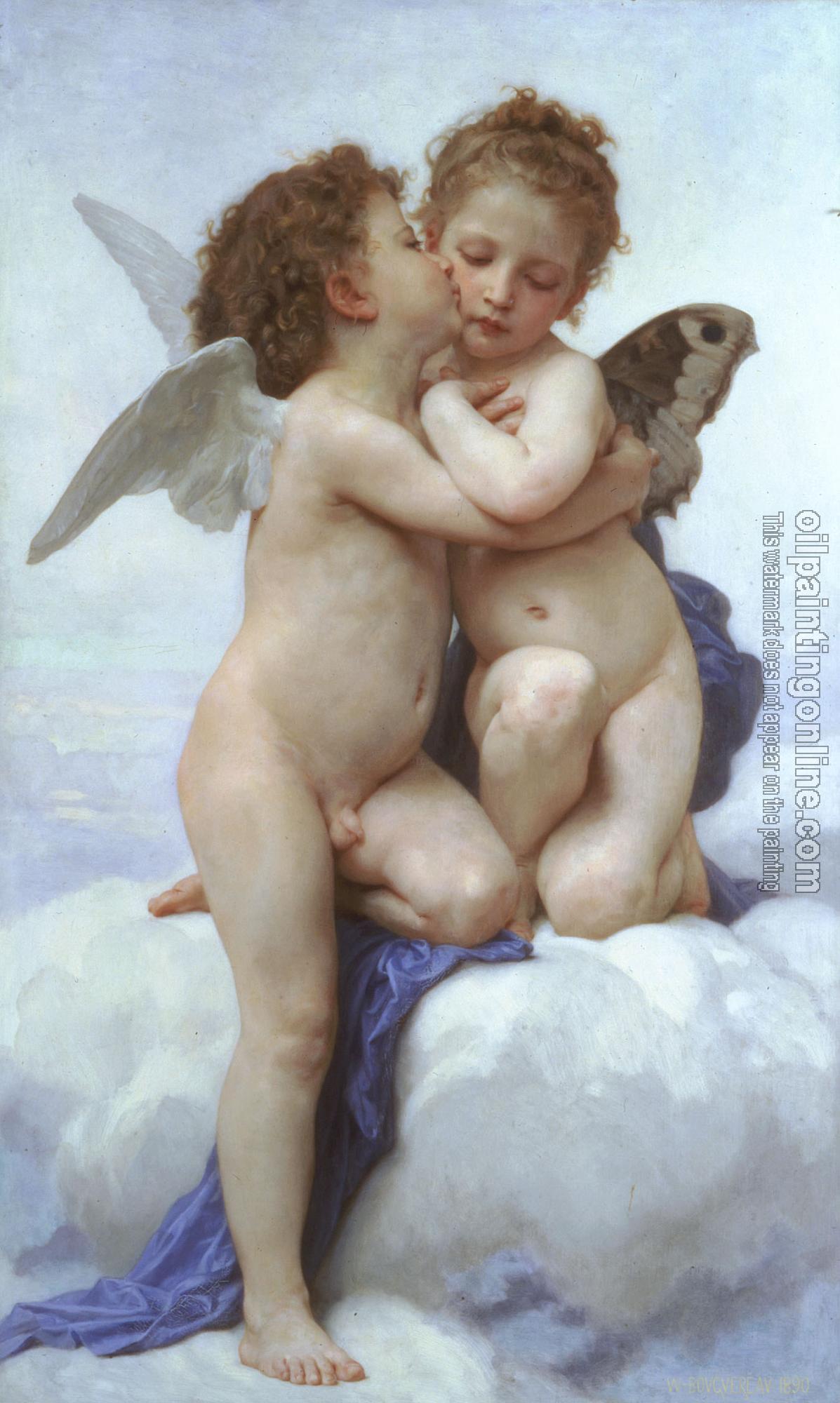 Bouguereau, William-Adolphe - Cupid and Psyche as Children